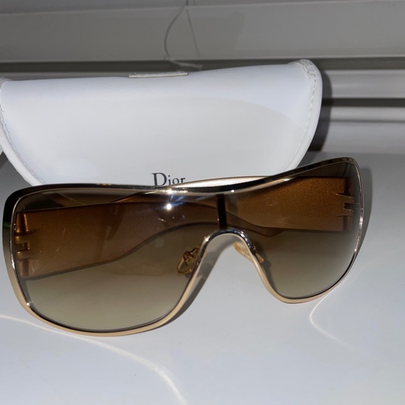 Dior Gold with Swarovski Crystals Sunglasses